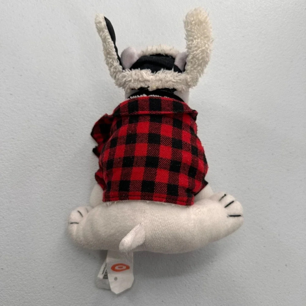 Target Exclusive Plush Bullseye Dog Plaid Jacket & Ear Flap Hat 2021 Lumber Jack